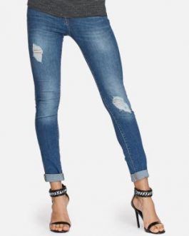 10160143 JEANS NMLUCY NW DESTROY MED BLU NOOS MEDIUM  BLUE