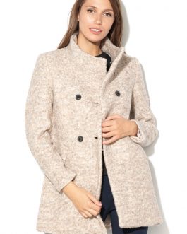 15156577 ONLSOPHIA BOUCLE WOOL COAT CC OTW NOMADMELANGE