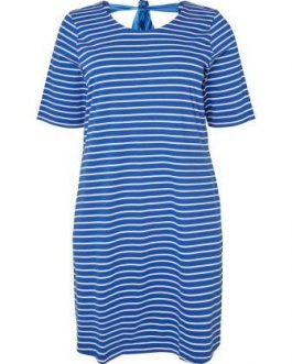 21004940 JRDANICE 24 SL ABOVE KNEE DRESS-S BRIGHT – Azul, S