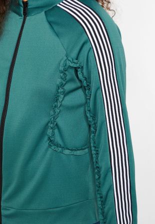 27005571 SWEAT NMDIMA LS ZIP CARDIGAN 1 MALLARD GREEN (2)