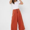 27007776 NMSTINE HW WIDE CROPPED PANTS X AUBURN... 1