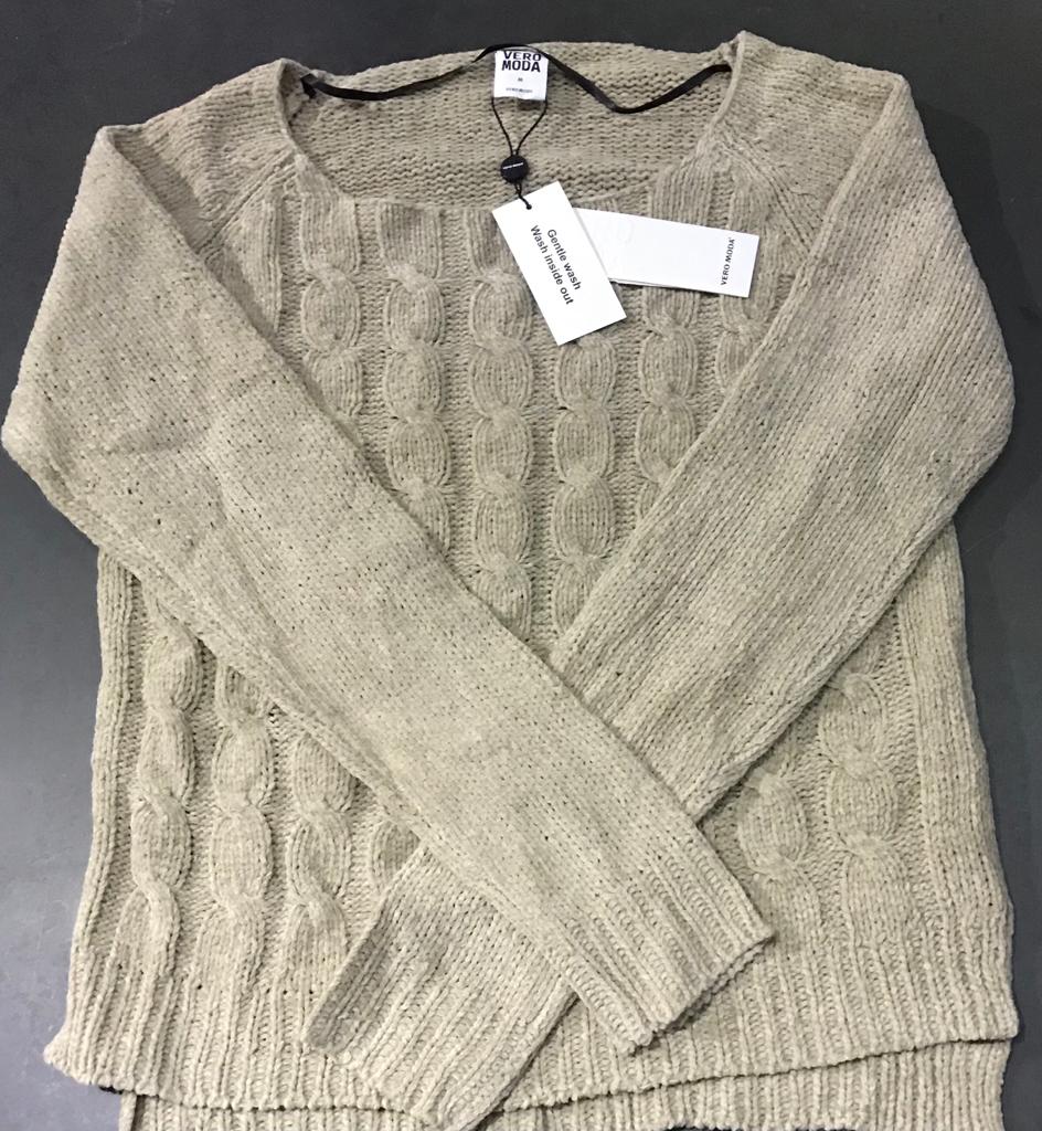 10094179 JERSEY TRENZA BEIGE 132 VM.