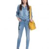10183227 JEANS SUPER SLIM EMBROIDER BLU DENIM 1
