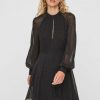 10189273 MILA LS DRESS GA BLACK