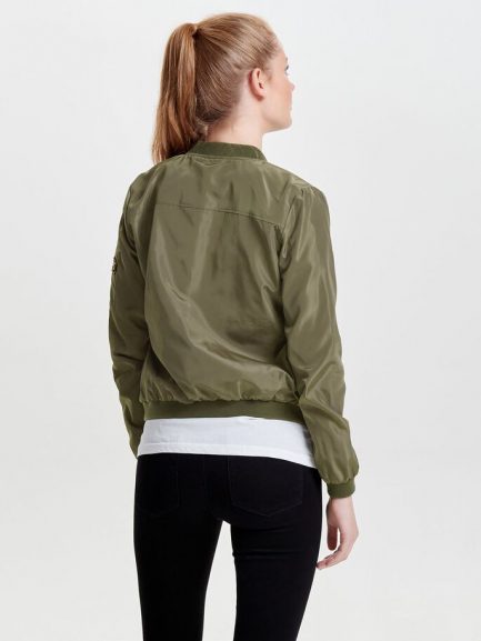 15129315 ONLINEA BADGE NYLON BOMBER OTW TARMACQUIRKY BAD 1