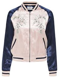 15130094 ONLSOUVENIR FLOWER EMB BOMBER OTW PEACH WHIPW NIGH