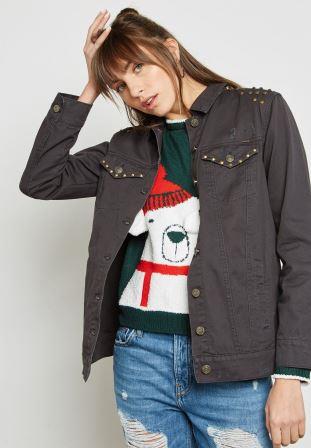 15144396 JACKET COMO OVERSIZED PNT PHANTOM..