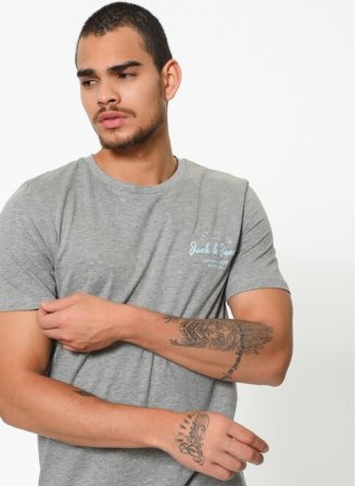 12138439 CAMISETA JORART CHEST PRINT TEE SS LIGHT GREY MELA.. 12138439 CAMISETA JORART CHEST PRINT TEE SS LIGHT GREY MELA..