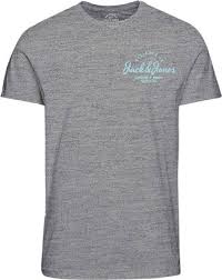 12138439 CAMISETA JORART CHEST PRINT TEE SS LIGHT GREY MELA 12138439 CAMISETA JORART CHEST PRINT TEE SS LIGHT GREY MELA