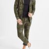 12167549 SWEAT PKTGMS HILL ZIP HOOD AOP BEETLE