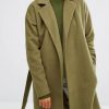 14037342 COAT FISOURCE TRENCHCOAT DARK OLIVE.
