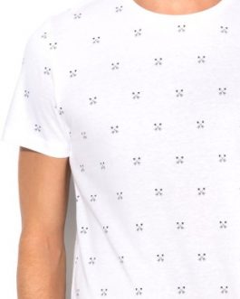 16055824 CAMISETA SHXNNEW LUKE SS O-NECK WHITENAVY BLAZER