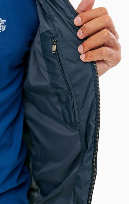 16065562 SLHSQUARE BOMBER JKT W DARK SAPPHIRE .