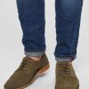 16066547 ZAPATO SLHROYCE DERBY LIGHT SUEDE SHOE W GRAPE LEAF.