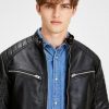 12142395 JORGUN PU JACKET BLACK ..