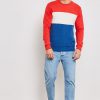 16066490 KNIT SLHAPARKER CREW NECK POMPEIAN REDEGRETESTA